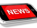 News Headline On Mobile Phone