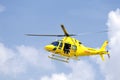News helicopter Royalty Free Stock Photo