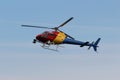 News helicopter Royalty Free Stock Photo