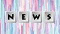 News Message 016 - Keyboard Buttons Royalty Free Stock Photo