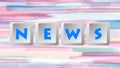 News Message 017 - Keyboard Buttons Royalty Free Stock Photo