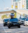 News: Miami, Florida: Auto Rally in support of Israel and against antisemitism.