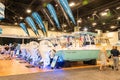 News: 2023 Miami International Boat show in Miami Beach Convention center February 15-19 Royalty Free Stock Photo