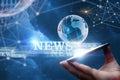 News from the network from . Royalty Free Stock Photo