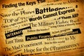 News paper text Royalty Free Stock Photo