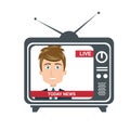 News presenter avatar character