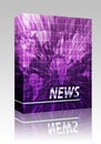 News splash screen box package