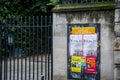 News stand near Carnavalet museum, Marais, Paris, France Royalty Free Stock Photo