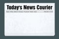 News template - blank newspaper vector