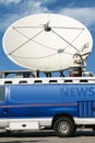 News Truck Royalty Free Stock Photo