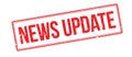 News update rubber stamp