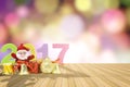 News year 2017 background Royalty Free Stock Photo