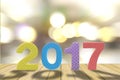 2017 news year background Royalty Free Stock Photo