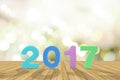 News year 2017 background Royalty Free Stock Photo