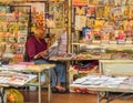 Newsagent - Singapore Royalty Free Stock Photo