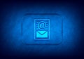 Newsletter document page icon abstract digital design blue background