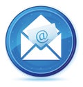 Newsletter email icon midnight blue prime round button Royalty Free Stock Photo