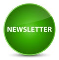 Newsletter elegant green round button