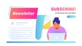 Newsletter subcription for the latest news and offers