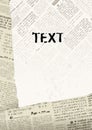 Newspaper background Royalty Free Stock Photo
