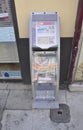 Nice, 5th september: Street Newspaper Box from Nice France