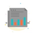 Newspaper, Business, Financial, Market, News, Paper, Times Abstract Flat Color Icon Template