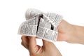 Newspaper Fortune Teller