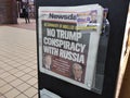 Newspaper Headline Regarding the Mueller Report Release, NYC, NY, USA