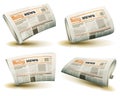 Newspaper Icons Set