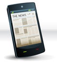 Newspaper Inside Pocket Mobile Phone