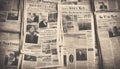 Newspaper, journalist, backgrounds Royalty Free Stock Photo
