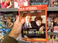 newspaper magazine Der Spiegel with Mikhail Sergeyevich Gorbachev and his