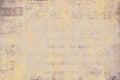 Newspaper with old grunge vintage unreadable paper texture background Royalty Free Stock Photo