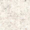 Newspaper seamless pattern with old vintage unreadable paper texture background Royalty Free Stock Photo