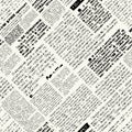 Newspaper pattern Royalty Free Stock Photo