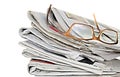 newspaper representing world news Royalty Free Stock Photo