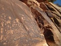 Newspaper Rock Royalty Free Stock Photo