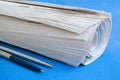 Newspaper roll Royalty Free Stock Photo