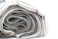 Newspaper roll Royalty Free Stock Photo