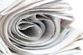 Newspaper roll Royalty Free Stock Photo