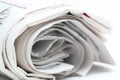 Newspaper roll Royalty Free Stock Photo