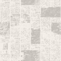 Newspaper seamless pattern with old vintage unreadable paper texture background