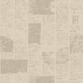 Newspaper seamless pattern with old vintage unreadable paper texture background