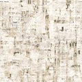 Newspaper seamless pattern with old vintage unreadable paper texture background Royalty Free Stock Photo