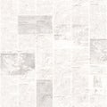 Newspaper seamless pattern with old vintage unreadable paper texture background Royalty Free Stock Photo