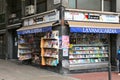 Newspaper shop in Barcelona, Spain