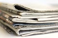 Newspaper stack Royalty Free Stock Photo