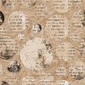 Vintage newspaper texture background Royalty Free Stock Photo