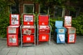 Newspaper vending machines