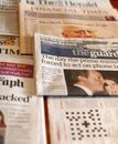 Newspapers Royalty Free Stock Photo